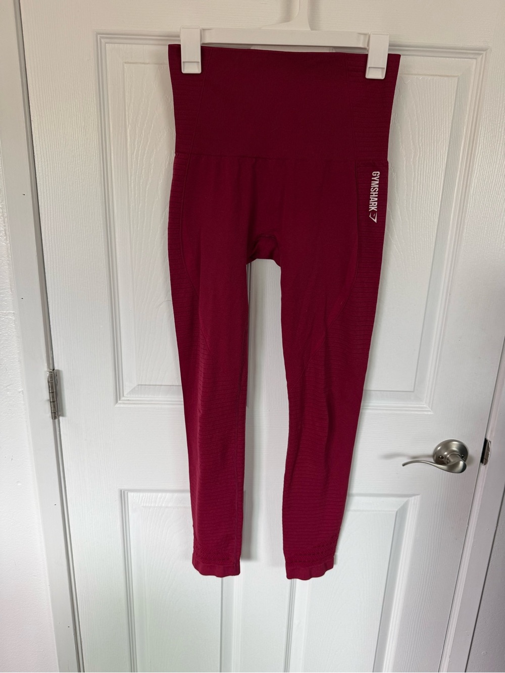 Gymshark High-Rise Wine Red Leggings